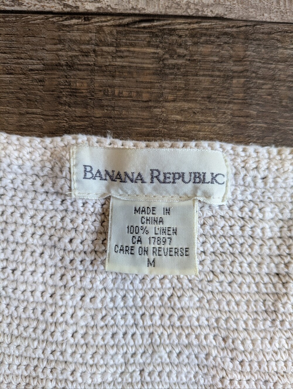 Vintage Banana Republic Linen Tank Top, Women's Medium - Picture 4 of 6